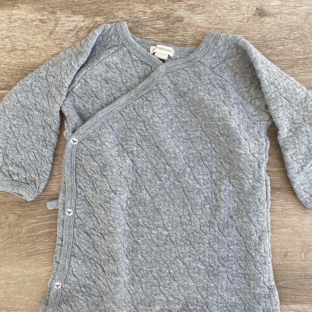 Burt’s Bees Baby Quilted Wrap Jumpsuit